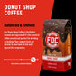 Fire Department Coffee - Gives Back To Firefighters - Sweet & Smooth Donut Shop Coffee Beans - Medium Roast - Roasted In The Usa