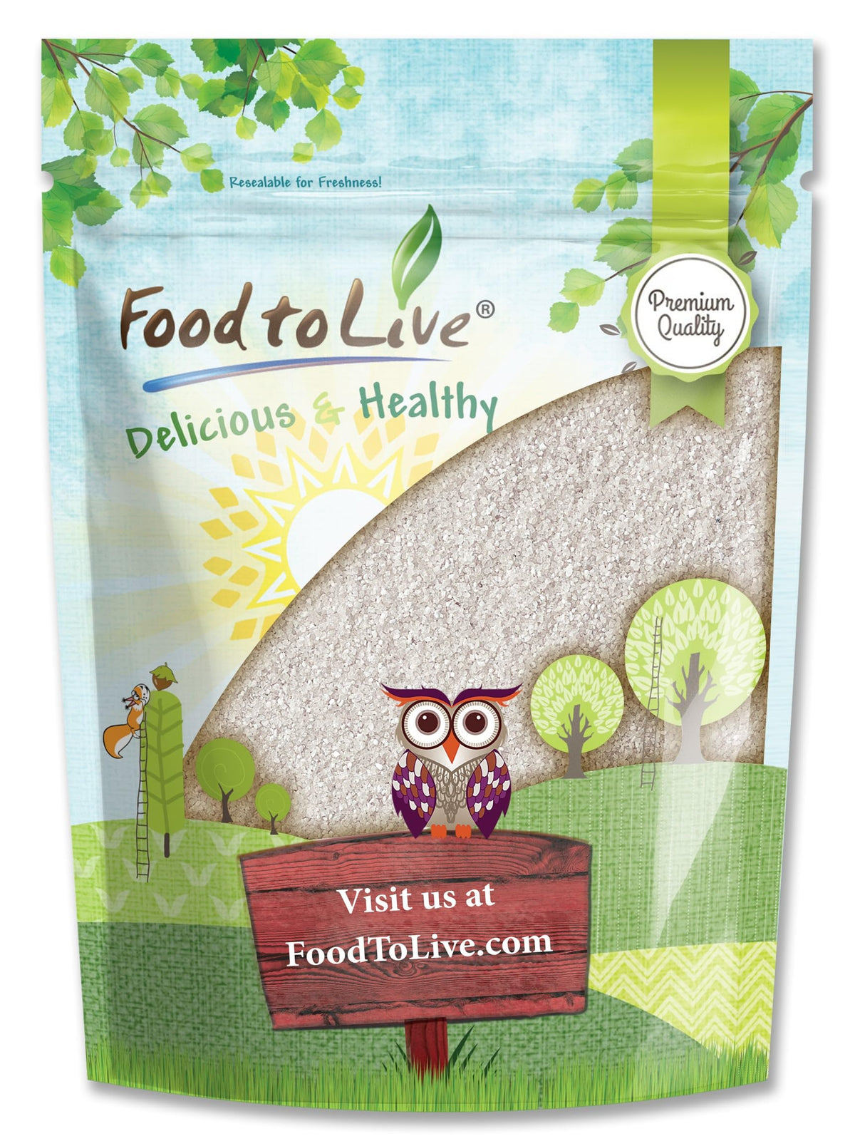 Food to Live Gluten Free Organic White Polenta, Non-GMO Cornmeal, Vegan, 5 Pounds (80 Ounce)
