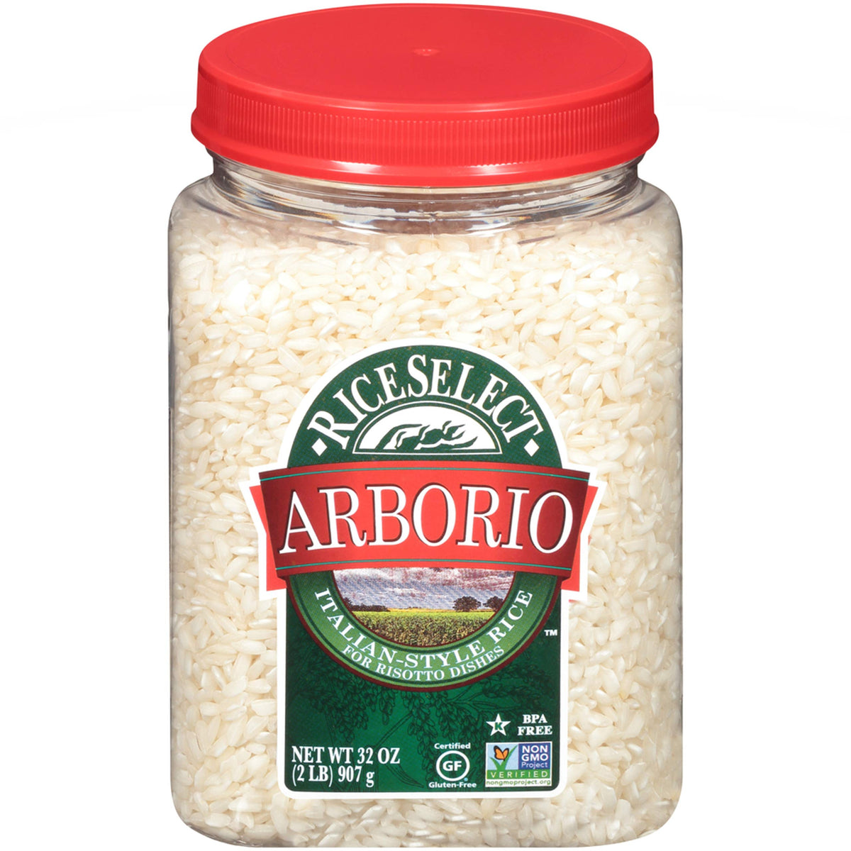 RiceSelect Arborio Rice, Gluten-Free Risotto Rice, 32 oz (Pack of 1)
