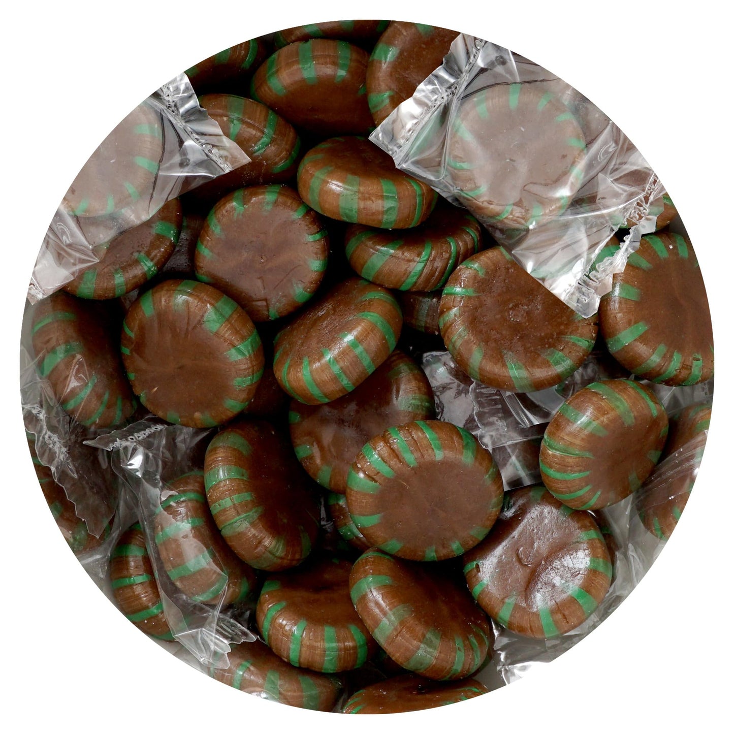Chocolate Starlight Mints Candy, 2 Pound Bulk Candy (Approx. 150 pcs.), Individually Wrapped Choco Starlights