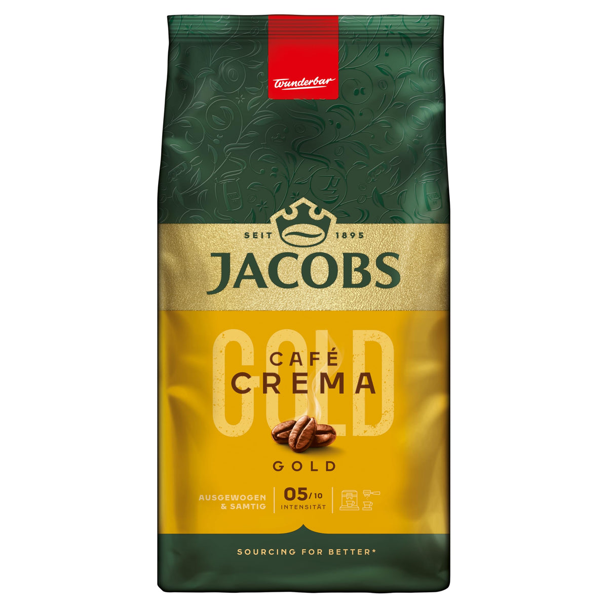 Jacobs Crema Whole Bean Coffee 1000 Gram / 35.2 Ounce (Pack of 1)