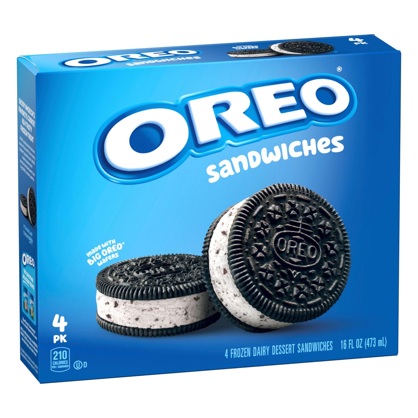 Oreo Frozen Sandwiches, 4 Ct