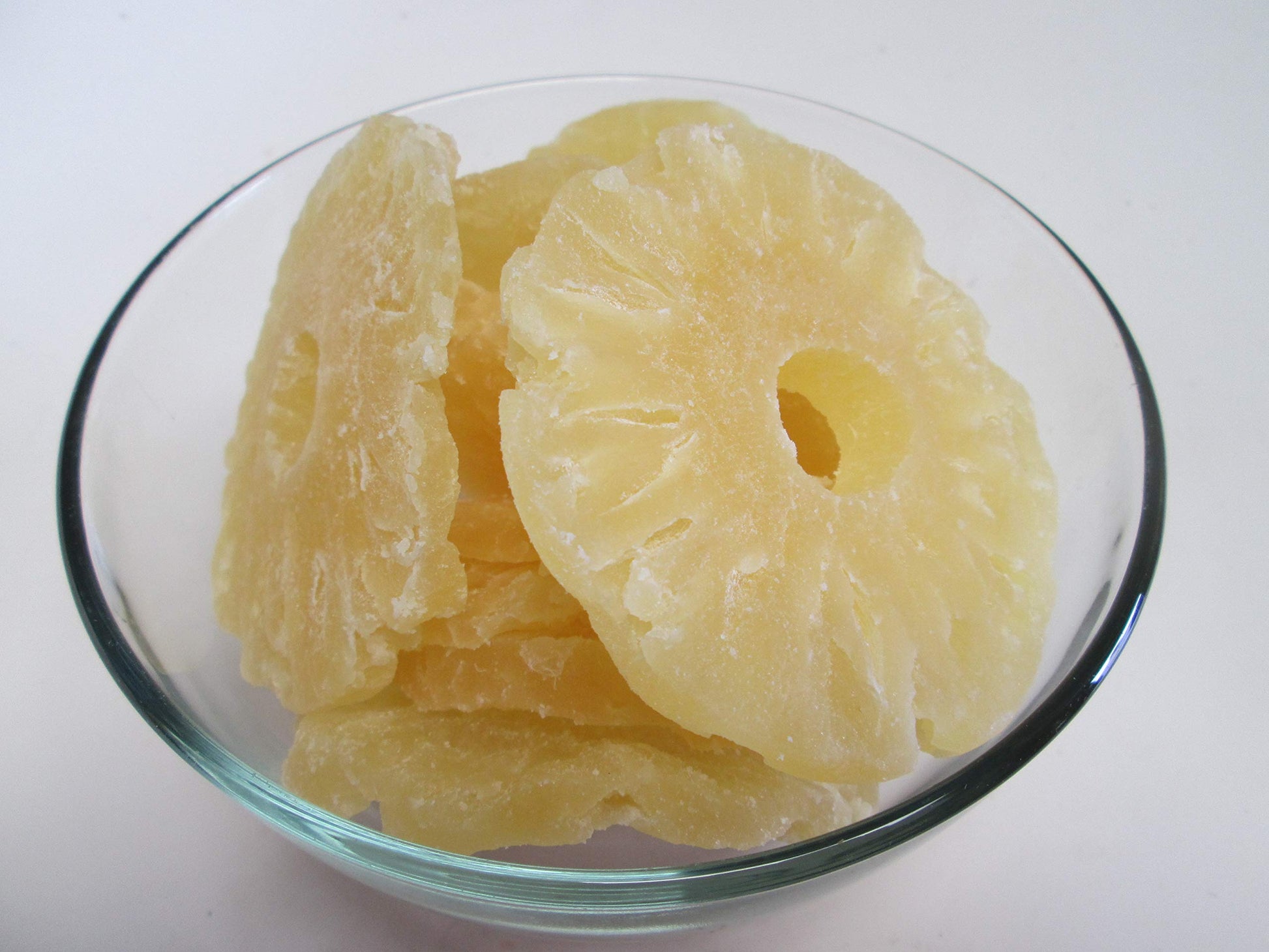 Green Bulk Natural Dried Pineapple Rings - Low Sugar, No Sulfur, 5 lb Pack