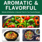 Spices Village Dehydrated Red And Green Bell Peppers Mix, Dried Bell Pepper Flakes, 16 Oz (1 Lb), Dried Ramen Toppings, Bulk Dri