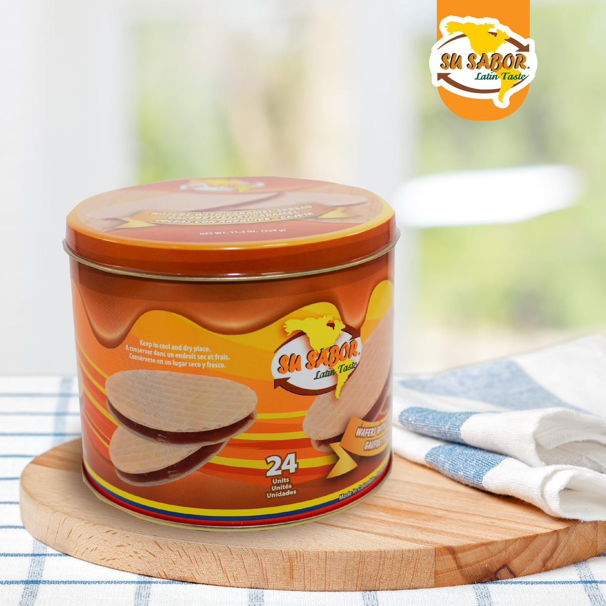 Su Sabor Wafers with Caramel Spread/Obleas con Arequipe 11.3 oz