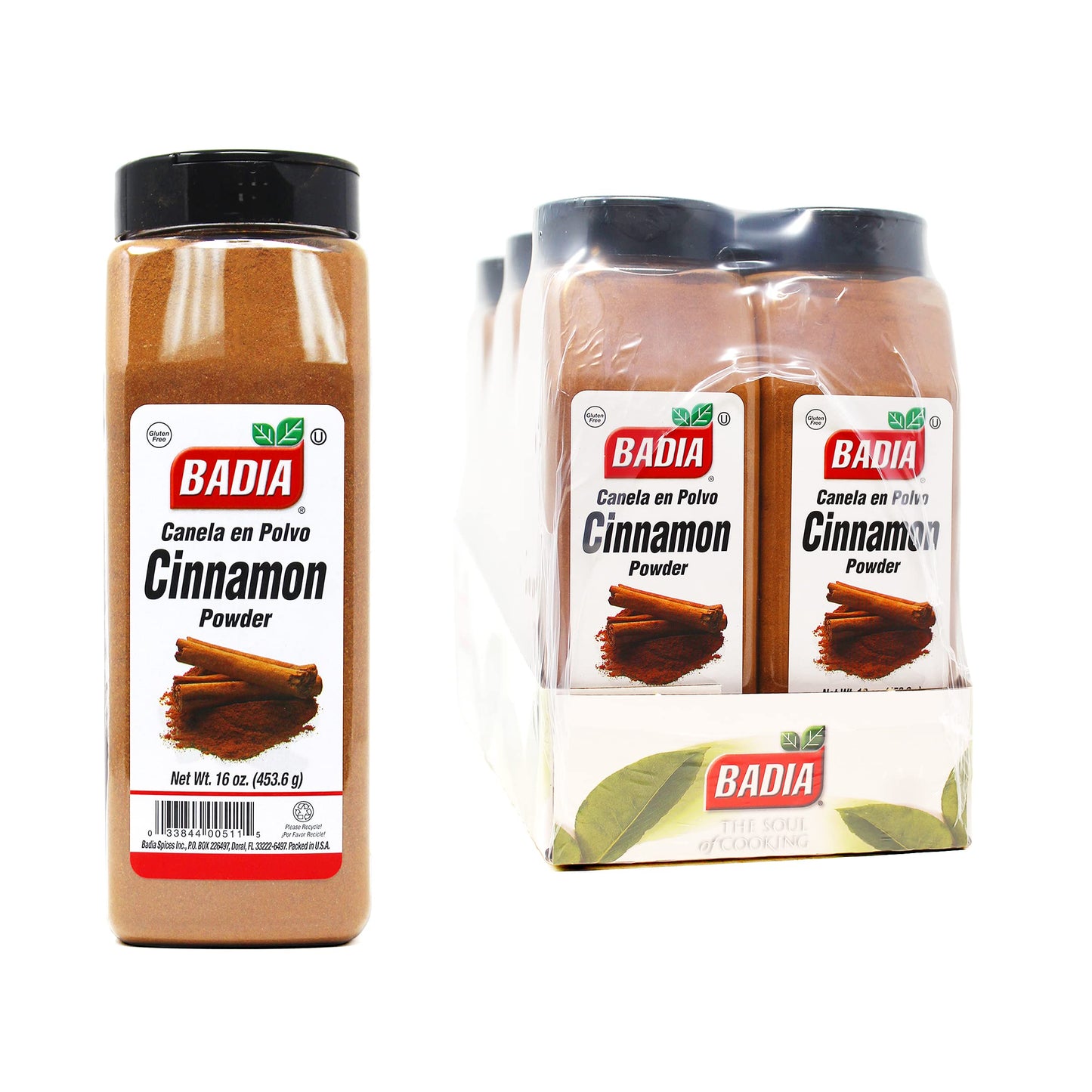 Badia Cinnamon Powder, 16-ounces (Pack of6)