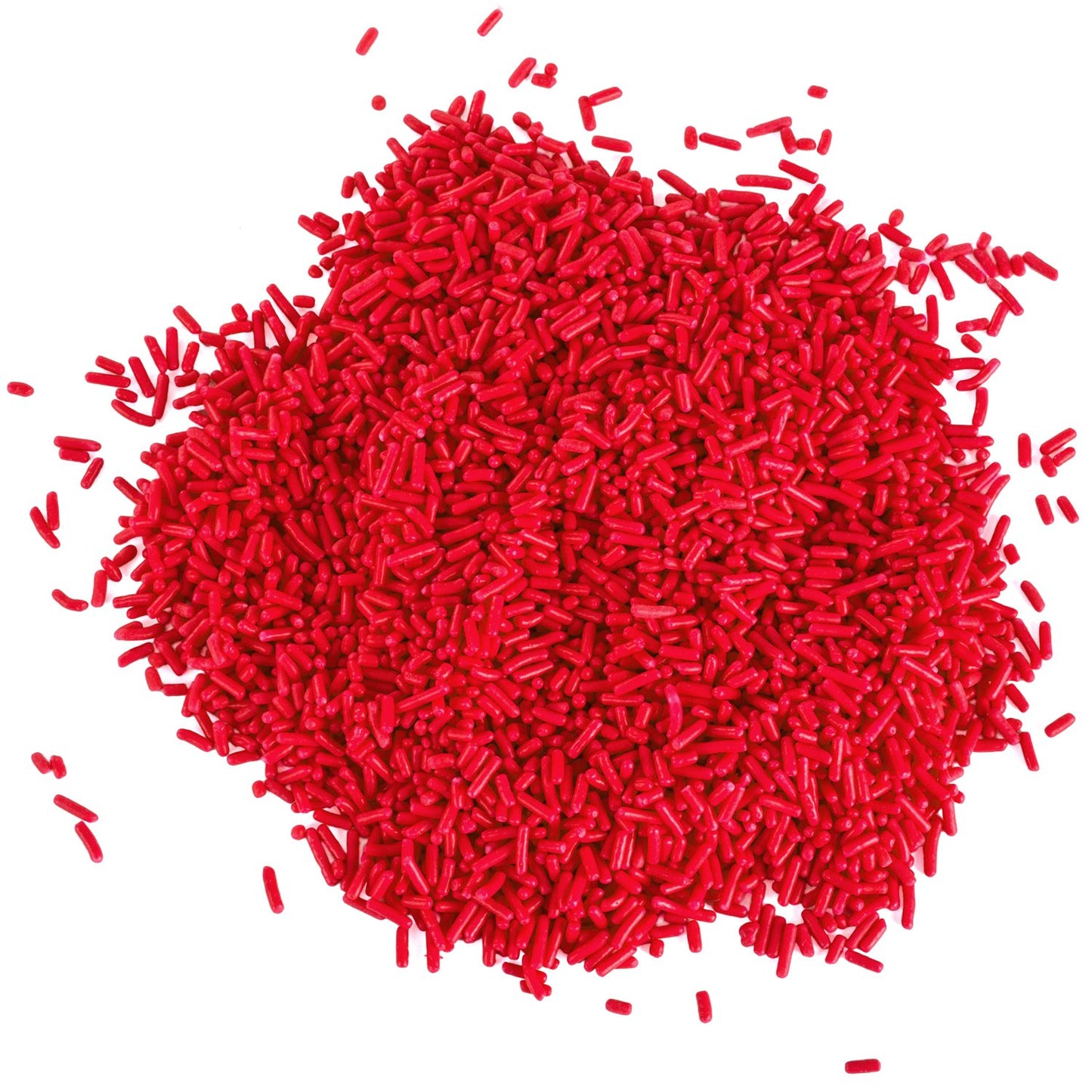 Red Sprinkles - 1.6 Pounds - Bulk Red Valentine'S Day Jimmies Sprinkles - Red Sprinkles For Cake Decorating - Dessert Toppings For Ice Cream, Cupcakes, Cookies, Cake Pops