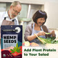 Wilderness Poets Hulled Hemp Seeds, Organic Raw Hemp Hearts (32 Ounce - 2 Pound)
