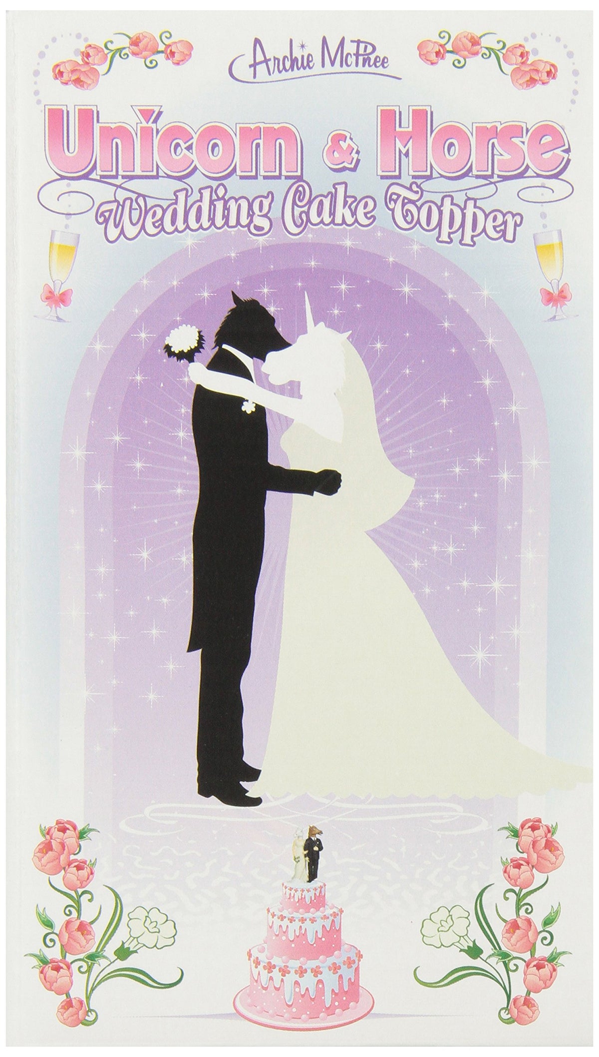 Accoutrements Unicorn And Horse Wedding Cake Topper