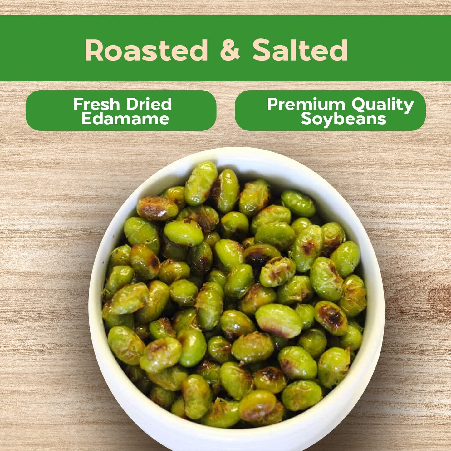 Sincerely Nuts Dried Edamame (Roasted, Salted) - (3 LB) Vegan, Kosher & Gluten-Free Food - Plant-Based Protein - Add to Granola,