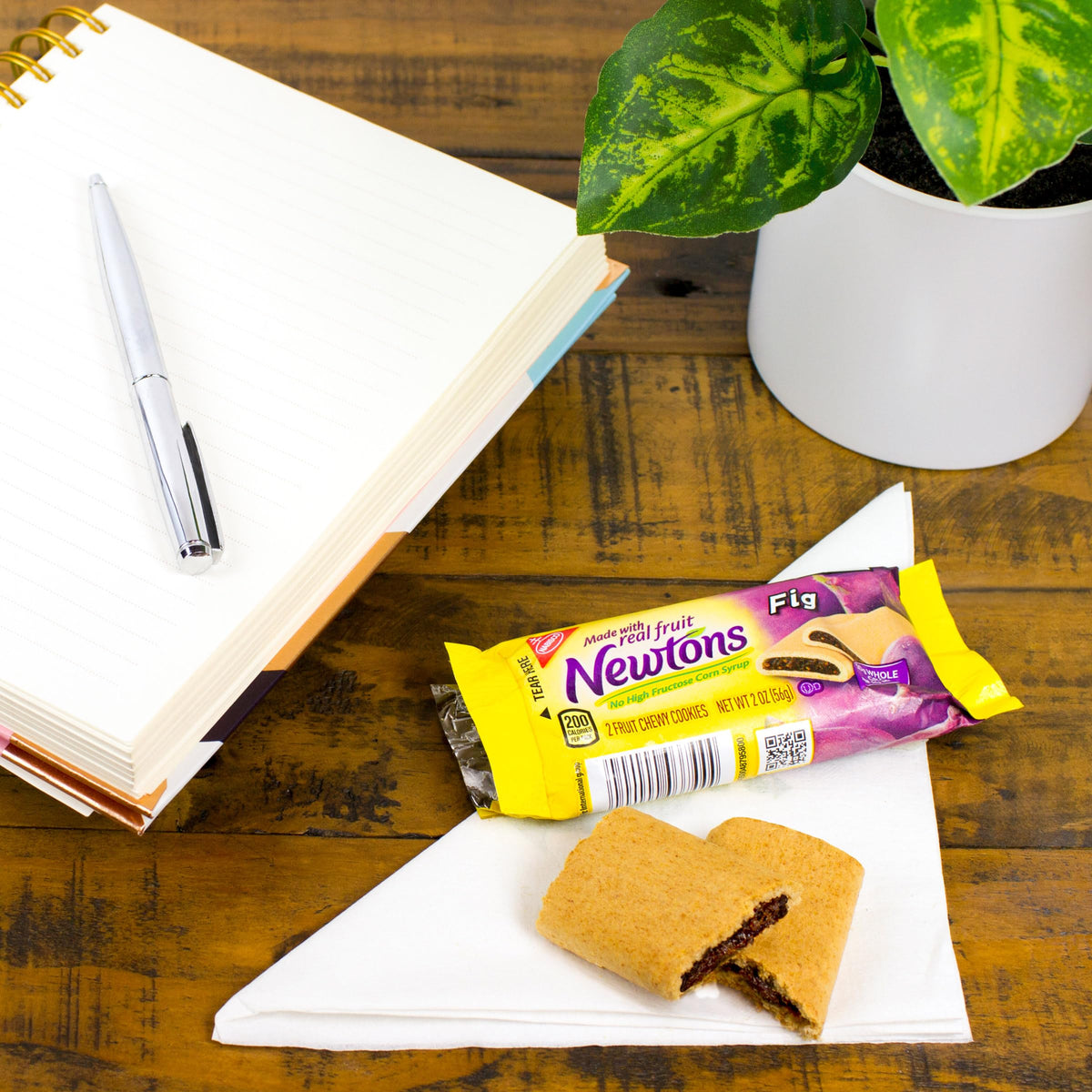 Newtons Soft & Chewy Fig Cookies (Pack Of 48), 2 Fig Cookies Each Pack, Chewy Fruit Cookie