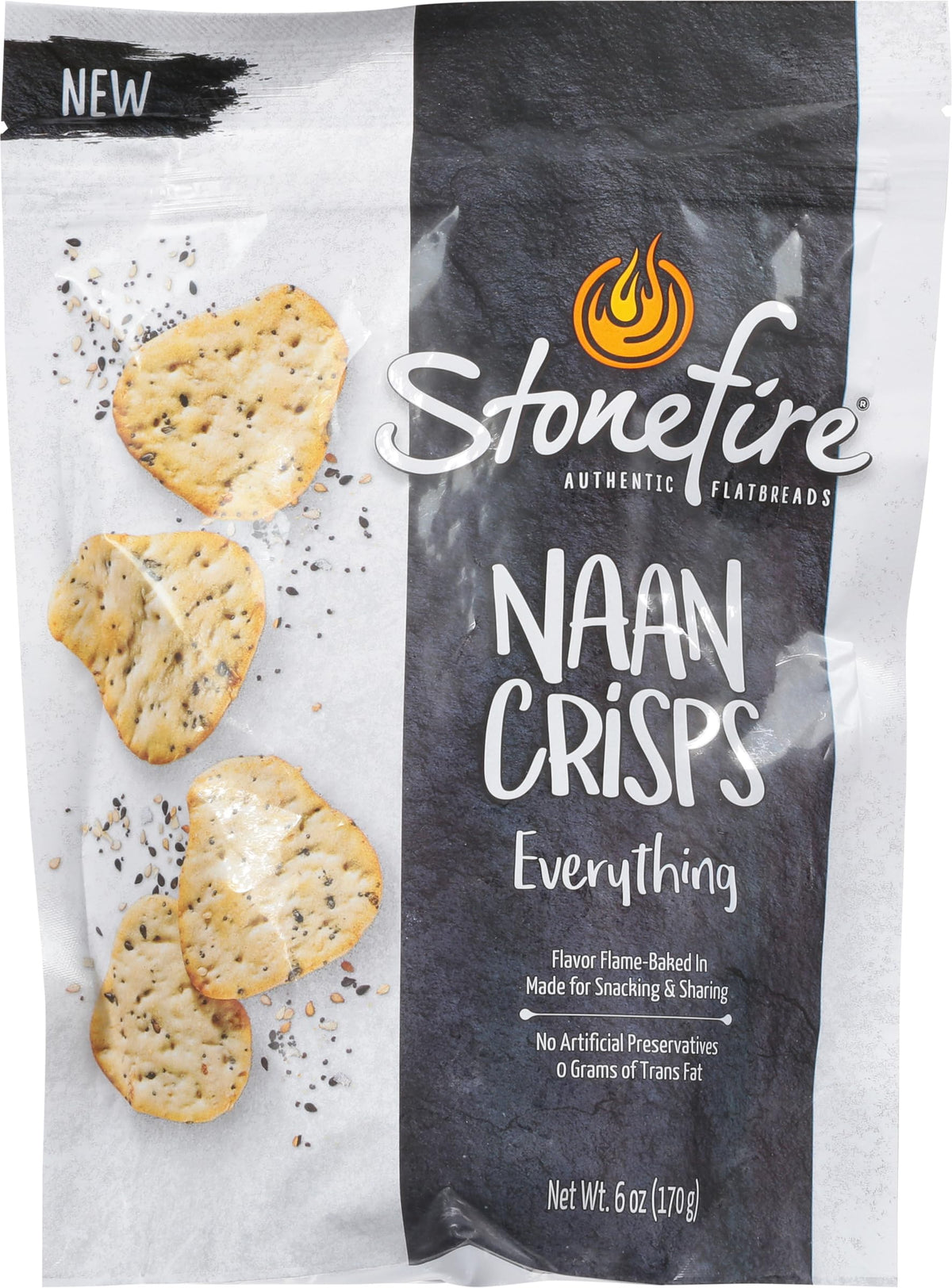 Stonefire Naan Crisps Everything 6oz