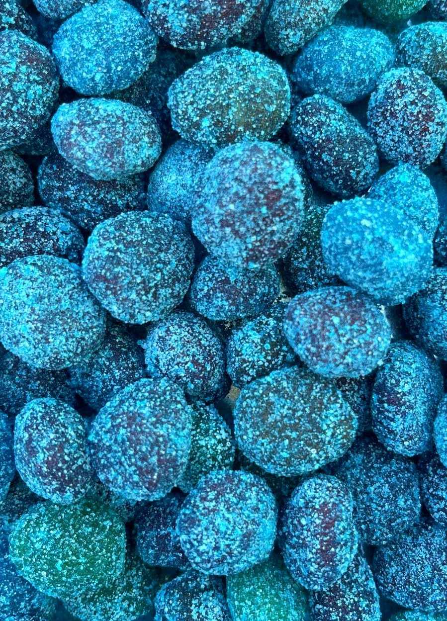 Sour Gushers, Super Sour Viral Gushers, Irresistable Extra Sour Gummy Candy, Blue Raspberry Flavor, Wild Cherry Flavor, Tiktok V