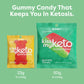 Kiss My Keto Gummies Candy - Low Carb Watermelon Candy Gummy, Keto Snack Pack - Healthy Candy Gummys - Vegan Candy, Keto Gummy C