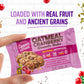 Cooper Street Granola Cookie Bake - Chewy Granola Bars With Chia, Flax, Buckwheat And Oats In Delicious Oatmeal Cranberry Flavor | Individually Wrapped Healthy Breakfast Bars | 1 Oz | 48 Pack