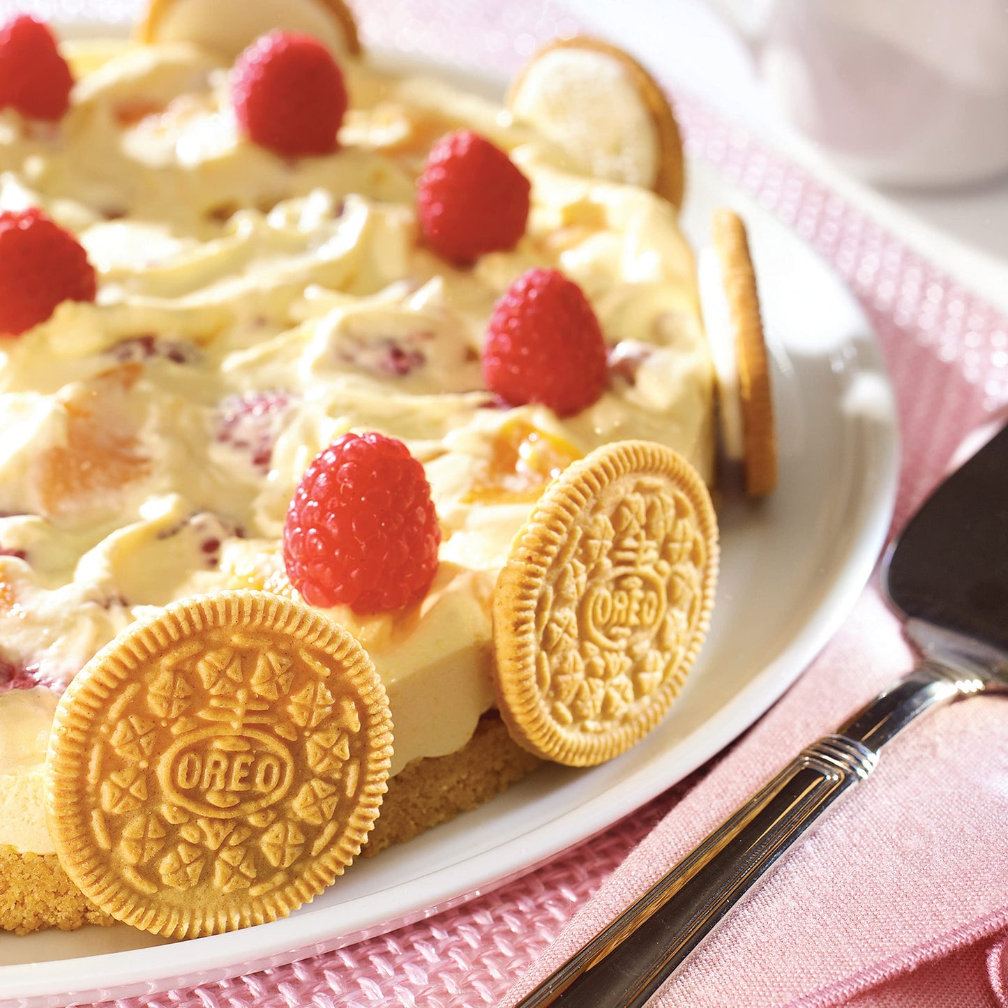 OREO Golden Sandwich Cookies, Party Size, 24.16 oz.
