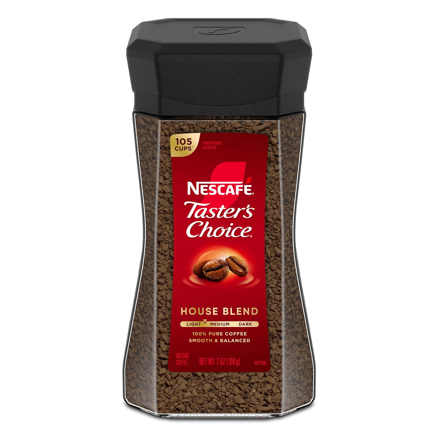 Nescafe Tasters Choice Instant Coffee, House Blend, 7 Ounce