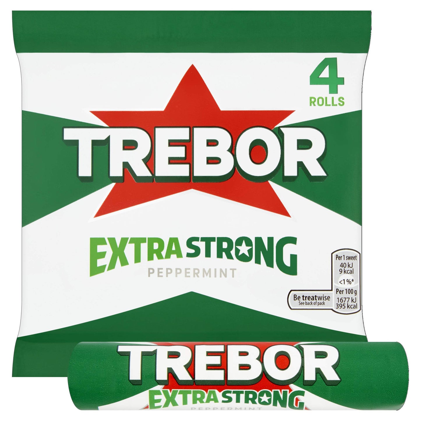 Trebor Extra Strong Mints, 166 G