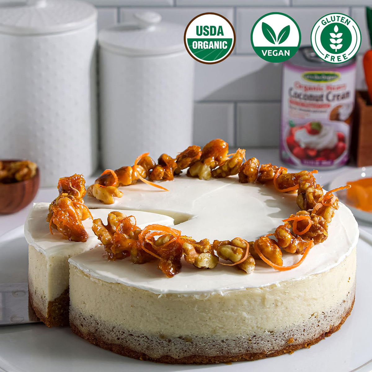 Lets Do Organic Vegan Coconut Cream - Heavy Whipped Cream, 13.5 Fl Oz, Pack of 12