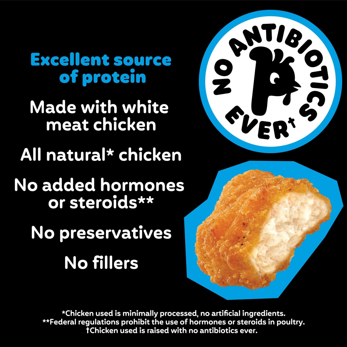 Pilgrims Ultimate Nuggets | Fully Cooked | 11 G Protein | Frozen |1.50 LB