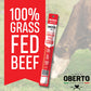 Oberto Grass Fed Beef Sticks - Original  Zero Sugar  No Artificial Ingredients  High Protein  Gluten Free  Wood Smoked  enhanced Grass Fed Meat Sticks  High Protein Snacks  1.15 Ounce (Pack of 8)