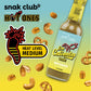 Snak Club x Hot Ones Smoky Sweet Snack Mix, Spicy Snacks with Peanuts, Pretzels, Sesame Sticks, Toasted Corn & Cashews, Inspired