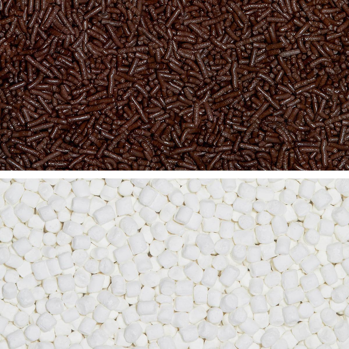 Fancy Sprinkles Gimme S'More Sprinkle Set Featuring Chololate Jimmies And Mini Marshmallows For Dessert Decorating, Smores And H