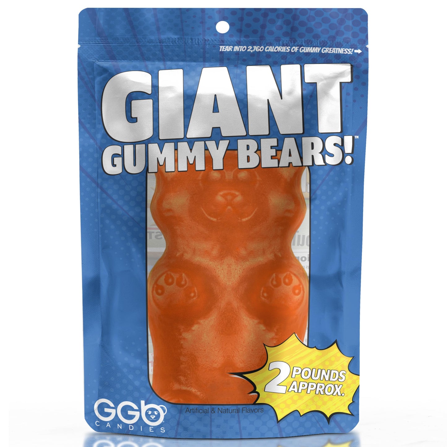 Giant Gummy Bear - 2 Pounds (Orange)