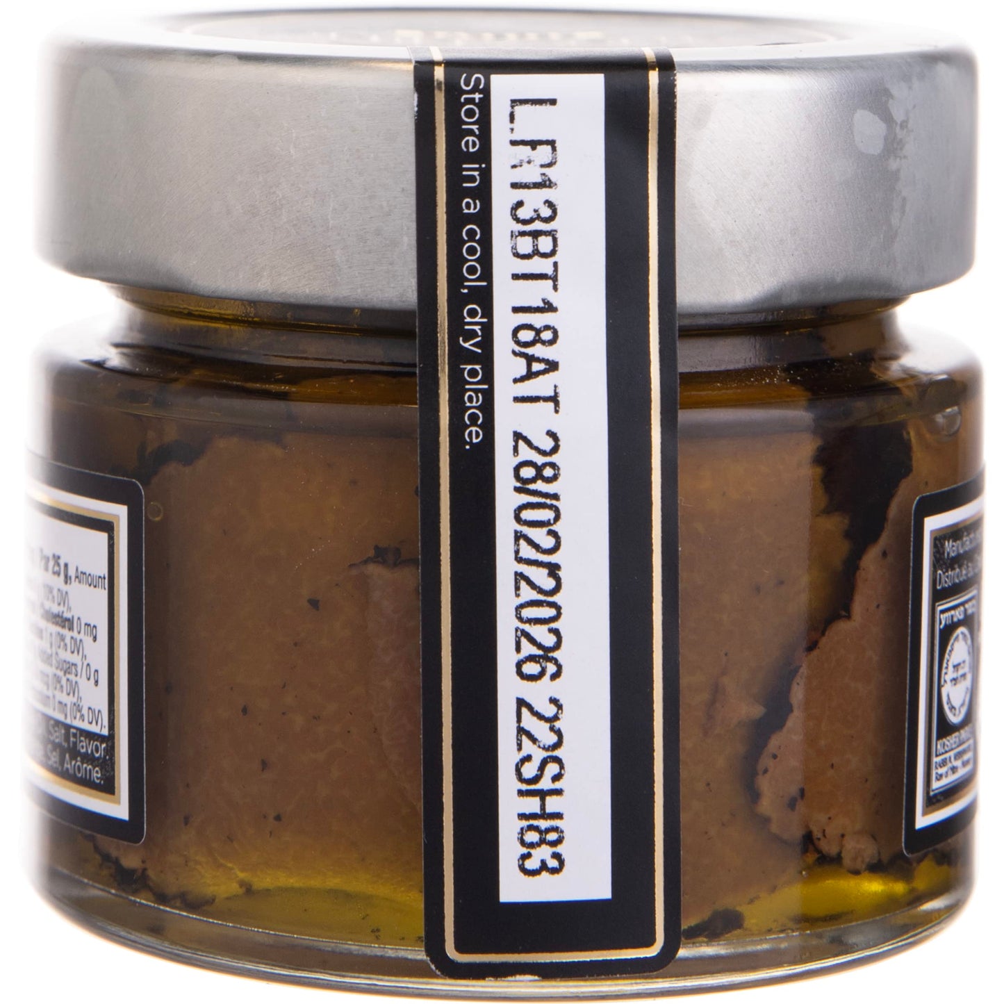 Tuscanini Reserve Italian Sliced Black Truffle in Extra Virgin Olive Oil, 1.41oz - Authentic Truffle Carpaccio, Product of Italy