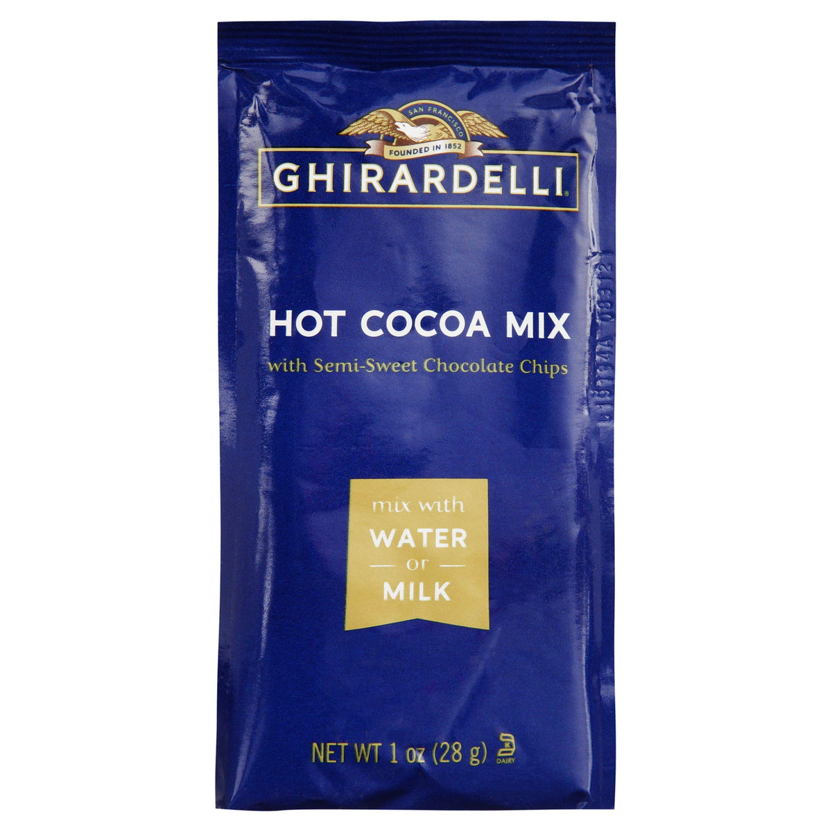 Ghirardelli Hot Cocoa With Semi-Sweet Chocolate Chips - 2 Boxes With 8 Packets Each