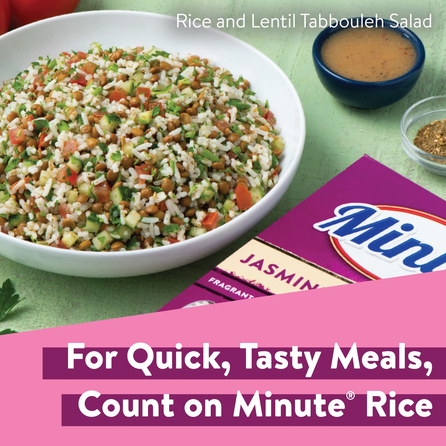 Minute Jasmine Rice, Instant Jasmine Rice for Quick Dinner Meals, 12 Ounce Box (Pack of 2)
