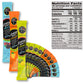4C Energy Rush Stix, Variety 1 Pack, 18 Count, Single Serve Water Flavoring Packets, Sugar Free with Taurine, On the Go Bundle