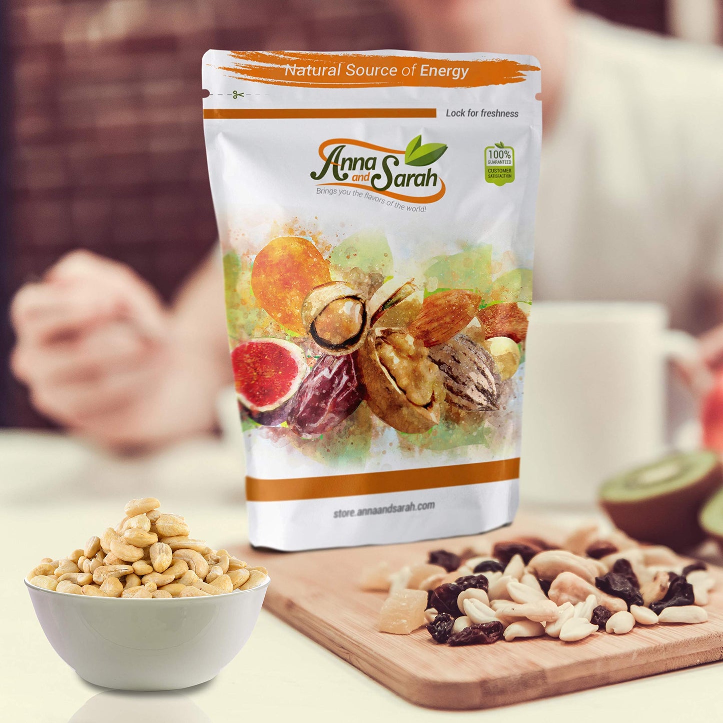 Anna And Sarah Raw Cashews In Resealable Bag 2 Lbs