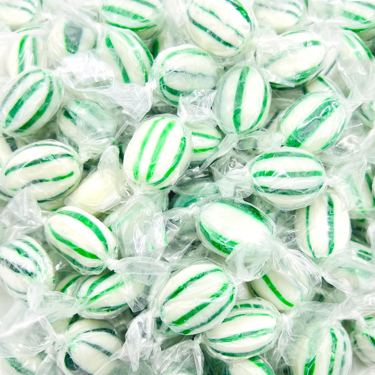 Spearmint Hard Candy | 1 Pound Bag - Approx. 70 Count | Individually Wrapped Christmas Candy | Old Fashioned Refreshing Mints fo