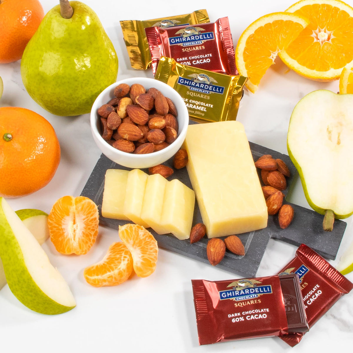 A Gift Inside Harvest Favorites Fruit and Gourmet Gift Box