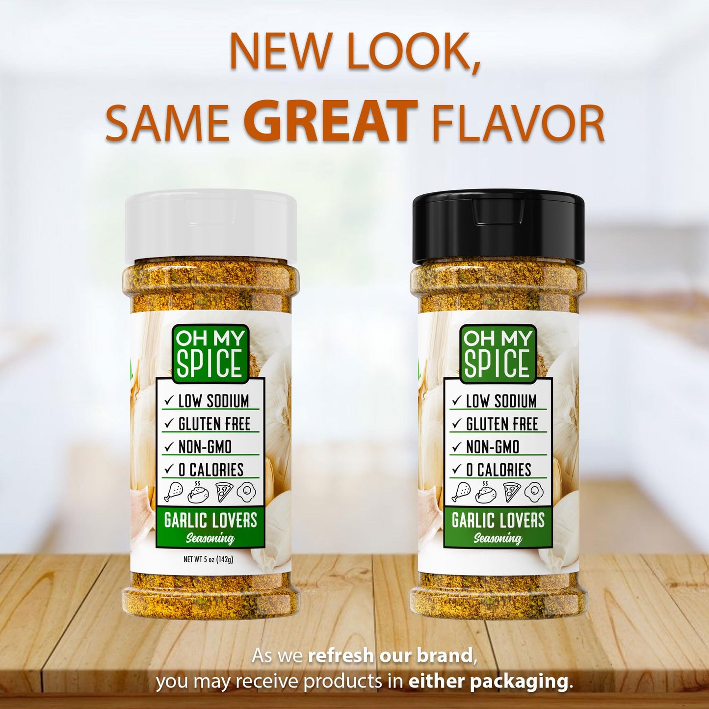 Garlic Powder And Herb Seasoning - Gluten Free & Low Sodium Garlic Salt Mix For Salad, Steak, Taco, Chicken & Salmon. Vegan Spic