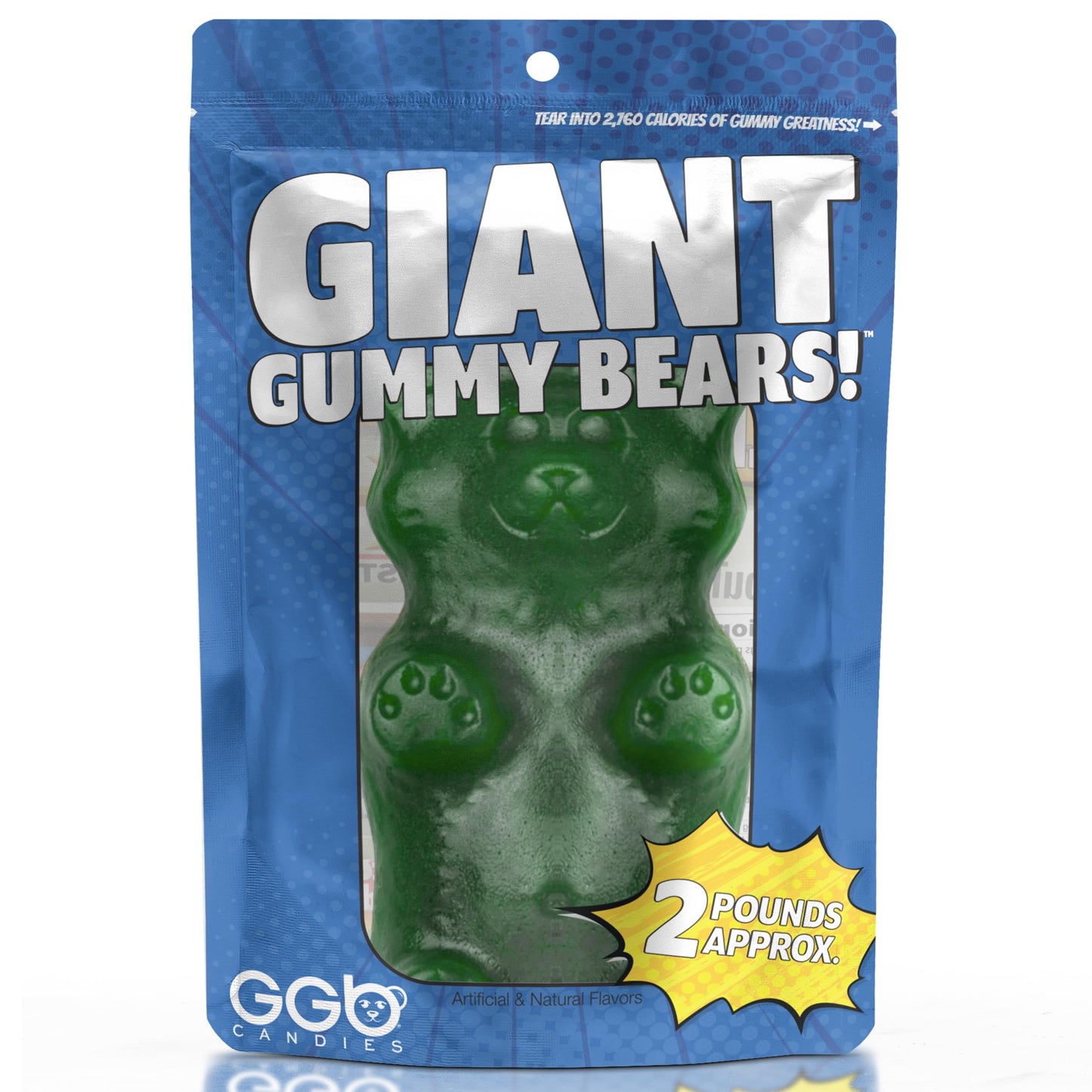 Giant 2LB Gummy Bear (Sour Apple)
