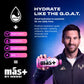 M  s+ By Messi 19.2oz Miami Punch Sports Drink & Hydration Beverage, Natural Flavors with Vitamins and Electrolytes, No Artifici