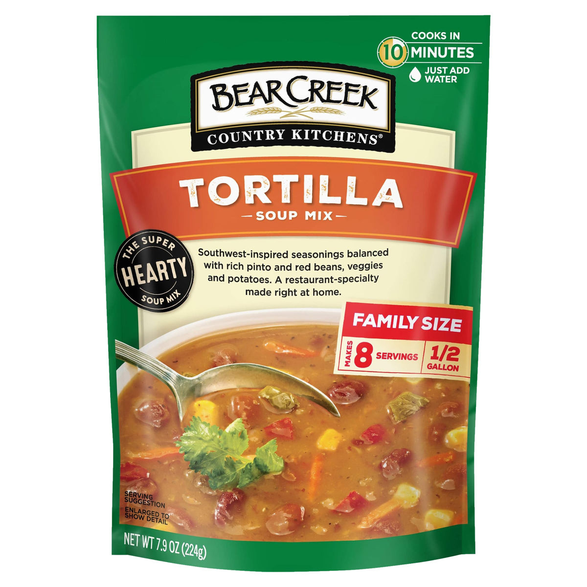Bear Creek Soup Mix, Tortilla, 7.9 Ounce (Pack of 6)