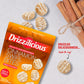 Drizzilicious Mini Rice Cakes Cinnamon Swirl - Rice Crisps, Healthy Snack For Mature-Themeds And Kids, Flavored Rice Cakes, Vegan, Gluten Free, Allergen Free, Only 90 Calories Per Bag - 0.74 Oz (Pack Of 20)