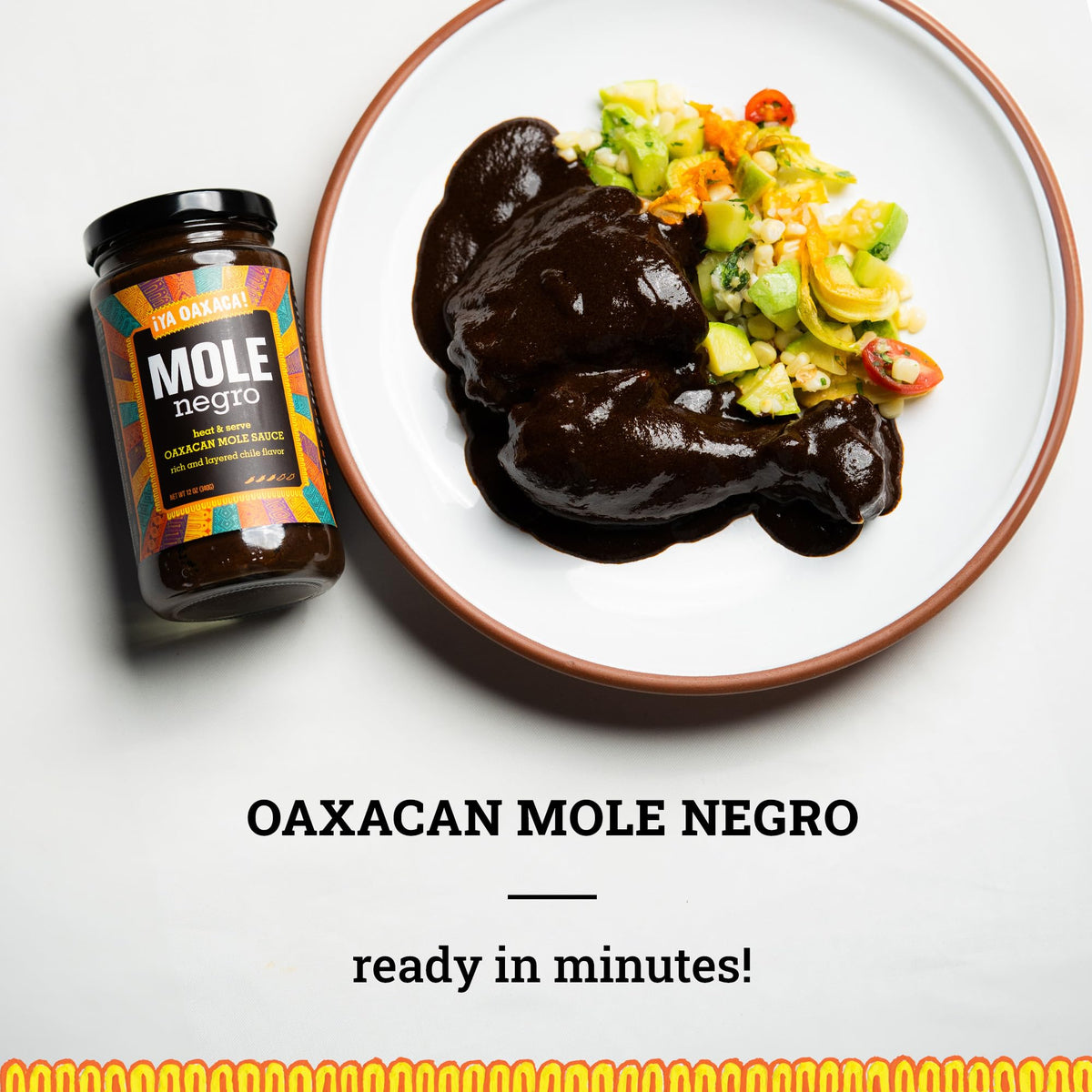 Ya Oaxaca - Variety Pack - Includes 1 Jar Each Mole Negro, Escabeche, & Barbacoa Marinade - Great Marinade For Chicken, Pork, Or
