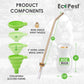 ECOPEST Diatomaceous Earth Powder Duster - Large Bulb Sprayer for Organic Gardening & Eco-Friendly Pest Control (Bed Bugs, Roaches, Ants)