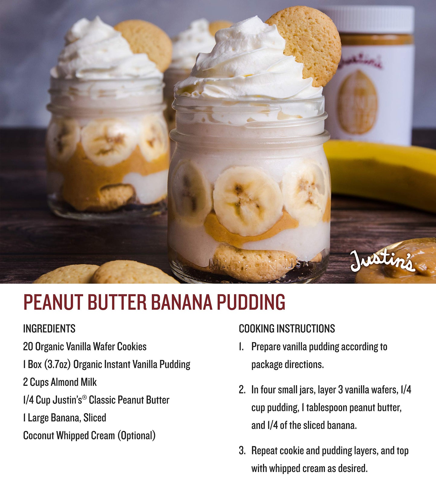 Justin'S Classic Peanut Butter, 16 Oz