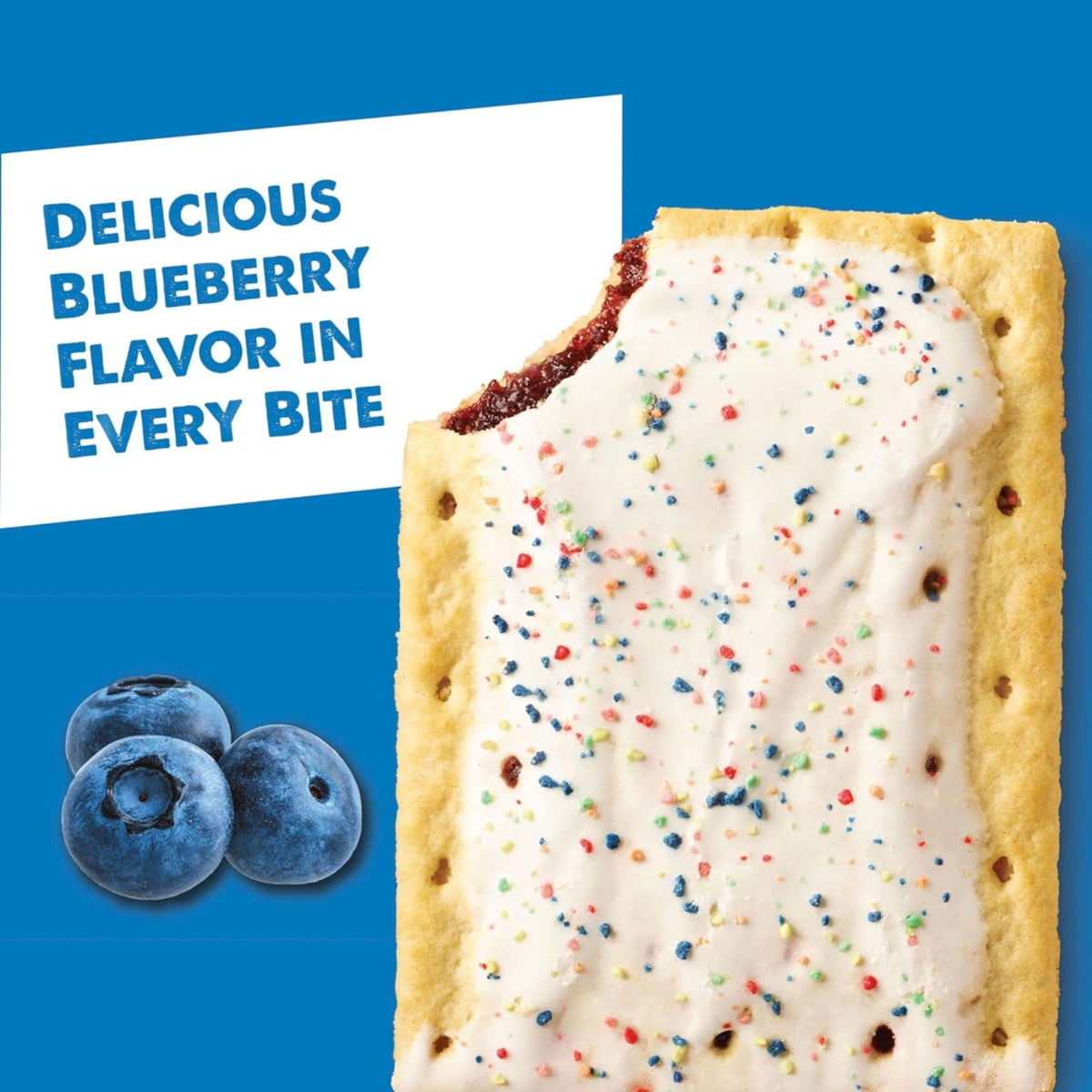 Pop Tarts Toaster Pastries, Breakfast Foods, Kids Snacks, Strawberry, Cherry And Blueberry, 12 Variety Pack, By Fantasty Mall