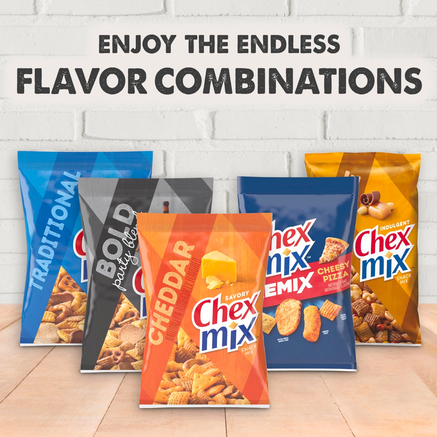 Chex Mix Traditional, 2.5 Oz (Pack of 36)