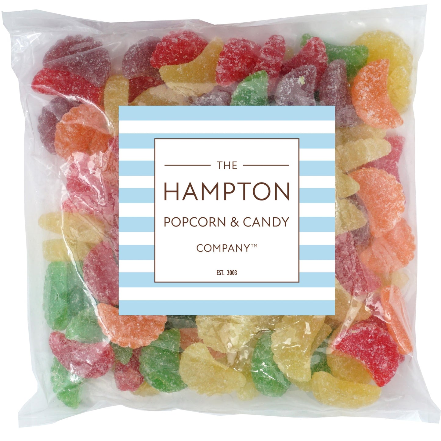 Fruit Slices Candy, 2 Pound Bulk Bag, Candy Fruit Slices Gummy Candy