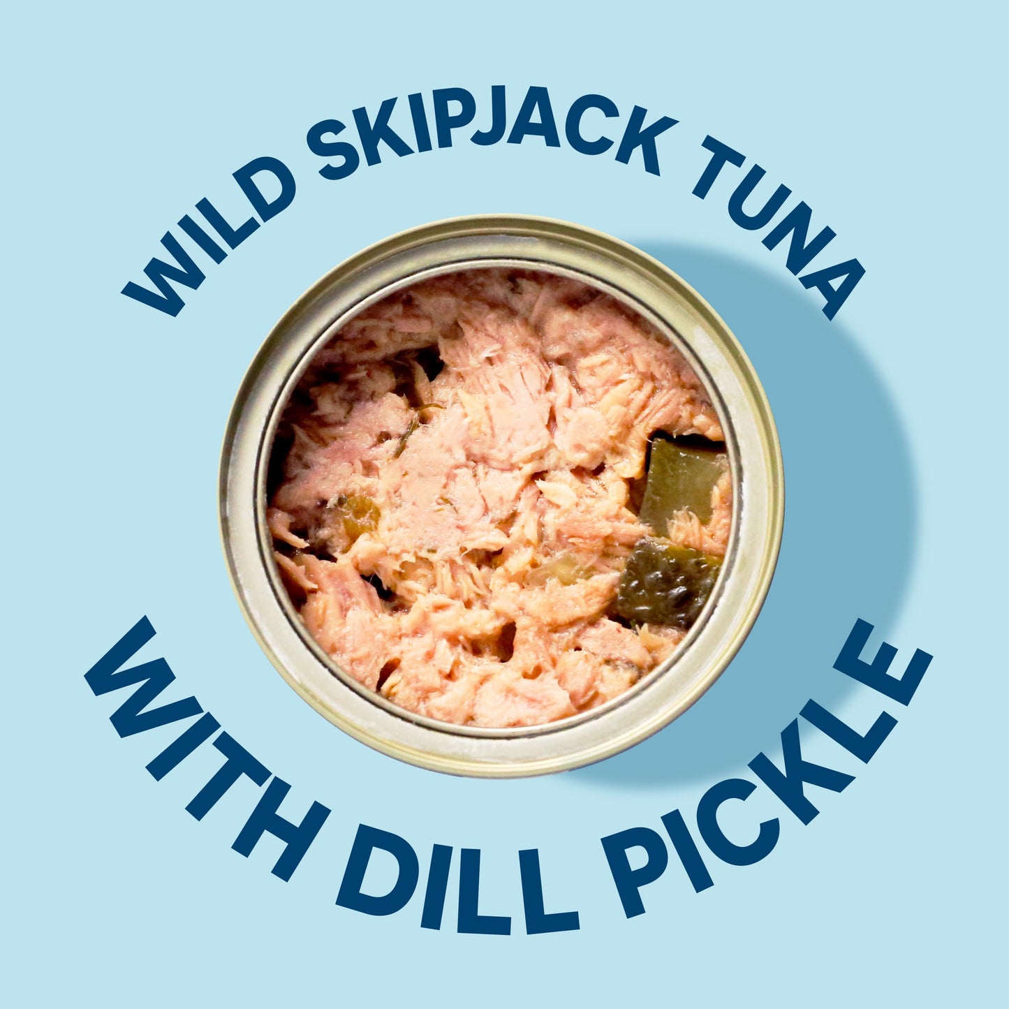 Wild Planet Wild Skipjack Tuna with Dill Pickle Tinned Fish, Canned Tuna, Sustainably Wild-Caught, 3 oz pack of 12