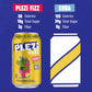 PLEZi FiZZ Strawberry Lemonade Sparkling Juice - Healthy Soda Alternative with Real Fruit Juice, No Added Sugar - Low Sugar Spar
