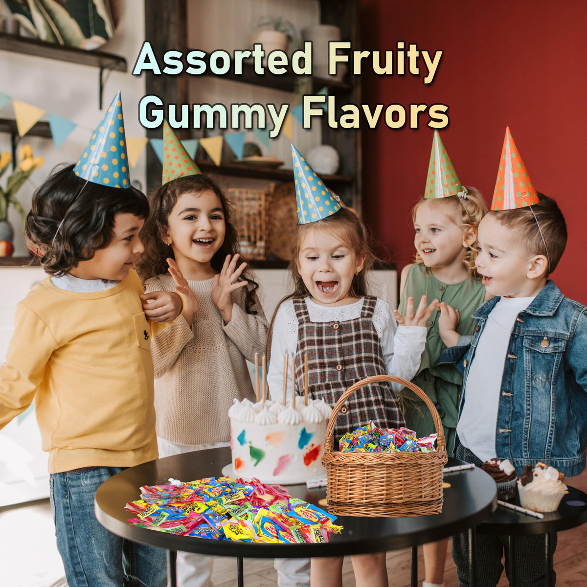 Halloween Candy Variety Pack Bulk - 12 LB Assorted Candy Mix | Individually Wrapped Candies for Goodie Bags  Party Favors  Kids Events  Offices & Holidays | Mixed Fruit Gummy Flavor