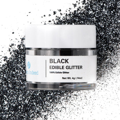 Sweets Indeed, Edible Glitter, Perfect for Drinks, Cocktails, Beverages & Cake Decorating, Dessert Cake Topper, Gift, 4 grams (B